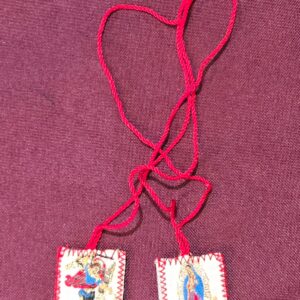 St Michael and Our Lady of Guadalupe small Scapular/Escapulario de San Miguel y Virgen de Guadalupe (Pequeño)